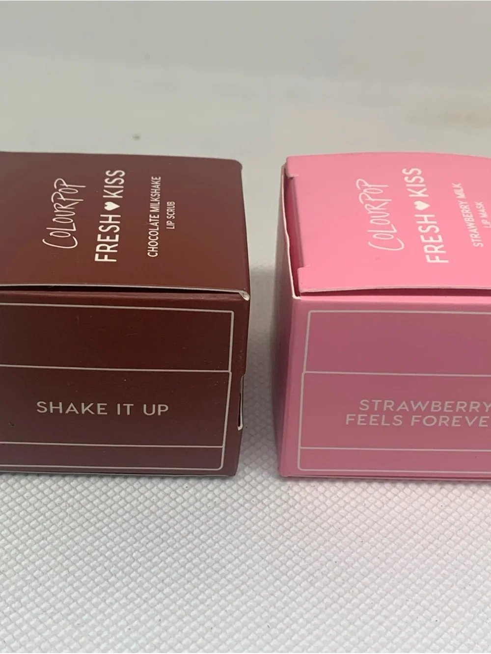ColourPop Fresh Kiss – Chocolate Milkshake Lip Scrub & Strawberry Milk Lip Mask